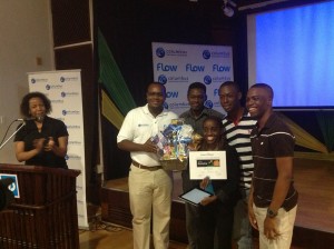 Team Agro winning 1st place at Startup Weekend Jamaica in 2013